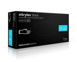 Rękawice nitrylowe NITRYLEX PF BLACK rozm.L A'100